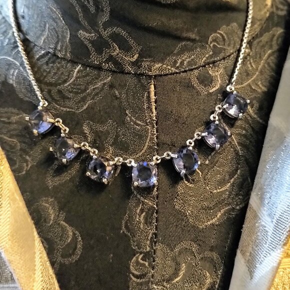 Vintage 2001 Swarovski Lilac Statement Necklace - Picture 8 of 8